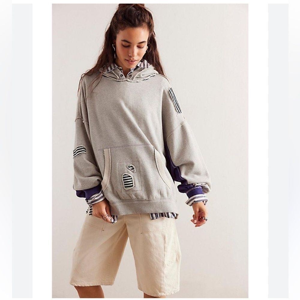 Free People We The Free Remade Hoodie size Large by FP